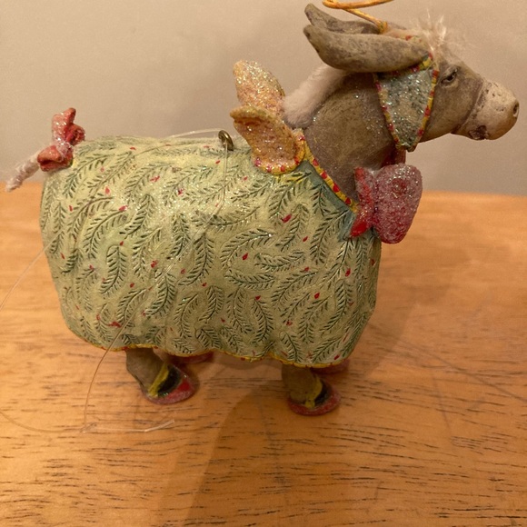 Patience Brewster Dept 56 Krinkles Donkey Ornament • Collectible w/ Box - Picture 3 of 8